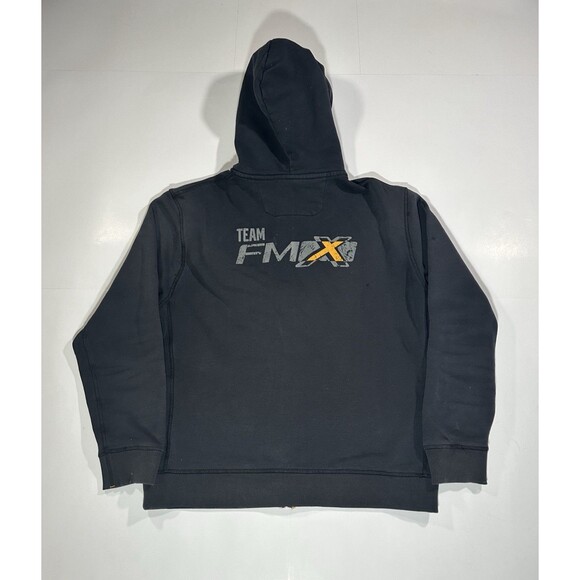 Volvo Trucks FMX Sweden Crew 1928 Hoodie Sweatshirt Truck Center Full Zip Sz XL - Picture 2 of 16